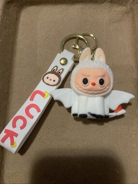 New Labubu Bat Keychain & Strap unisex